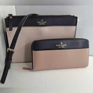 Kate Spade Crossbody & Wallet Set EUC Dust Bag included